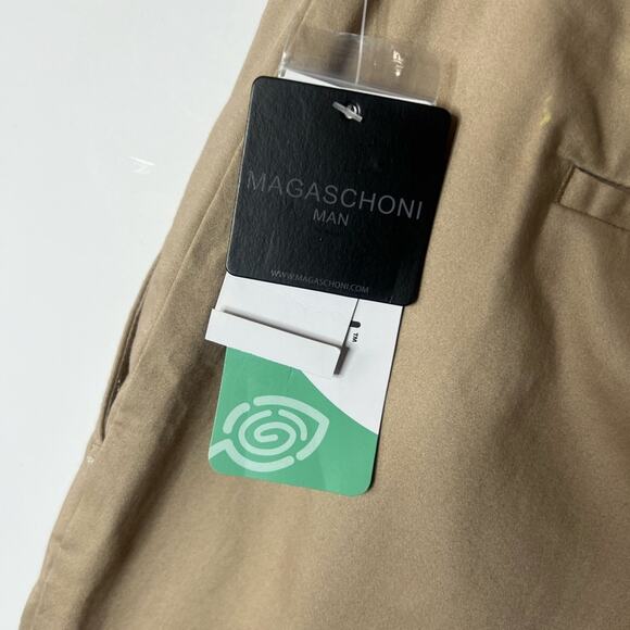 MAGASCHONI‎ MAN TAN KHAKI PANTS NWT SIZE 36 - Picture 7 of 8